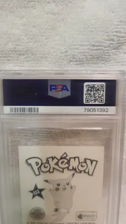 1999 MERLIN POKEMON #S33 PROF.OAK-PRISM PSA 10 - Image 4