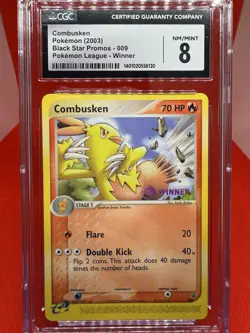 Combusken Black Star Promos 009 WINNER Stamped CGC NM/MINT 8 Pokemon TCG 2003 - Image 1