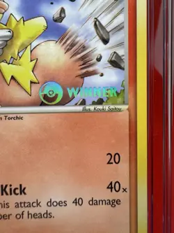 Combusken Black Star Promos 009 WINNER Stamped CGC NM/MINT 8 Pokemon TCG 2003 - Image 3