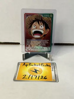 Monkey.D.Luffy (001) (Alternate Art) OP13-001 Carrying On His Will Foil - Image 2
