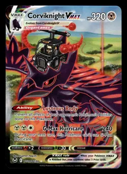 Corviknight VMAX TG19/TG30 Ultra Rare Silver Tempest Pokemon Card - Image 1