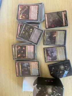 MTG Warhammer 40K Ruinous Powers Commander Deck - Opened And Sleeved - Image 1