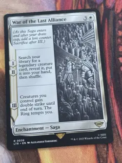 Magic The Gathering MTG WAR OF THE LAST ALLIANCE Lord of the Rings NM Near Mint - Image 1