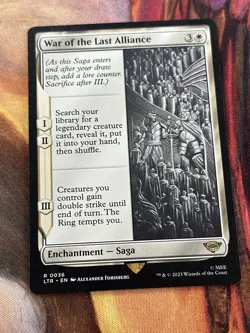 Magic The Gathering MTG WAR OF THE LAST ALLIANCE Lord of the Rings NM Near Mint - Image 3