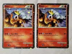 Played Entei - Holo #HGSS20 Heartgold & Soulsilver Promo Pokemon TCG - Image 1
