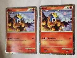 Played Entei - Holo #HGSS20 Heartgold & Soulsilver Promo Pokemon TCG - Image 3