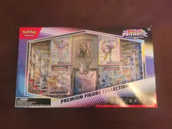 Pokemon Prismatic Evolutions Premium Figure Collection TCG Factory Sealed - Image 1
