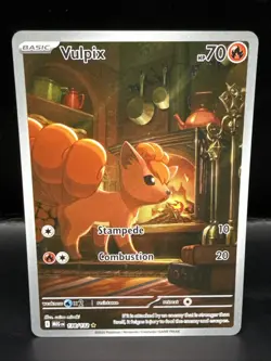 Pokemon TCG Vulpix 138/132 Mega Evolution Full Art Secret Rare - Image 2