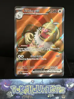 Pokemon Card Slaking EX 227/191 Surging Sparks Ultra Rare Near Mint - Image 1