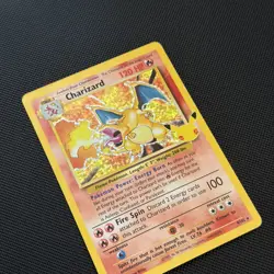 Pokemon TCG Charizard Holo Rare Card 25th Anniversary Edition 4/102 - NM - Image 2