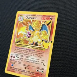 Pokemon TCG Charizard Holo Rare Card 25th Anniversary Edition 4/102 - NM - Image 3