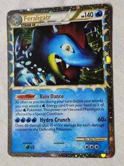 Played Feraligatr - Holo #HGSS07 Heartgold & Soulsilver Promo Pokemon TCG - Image 3