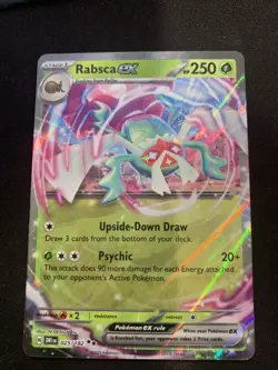 Rabsca ex 025/182 SV10: Destined Rivals NM Pokemon Card TCG - Image 1