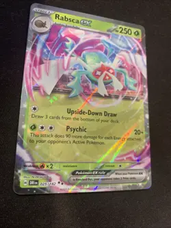 Rabsca ex 025/182 SV10: Destined Rivals NM Pokemon Card TCG - Image 5