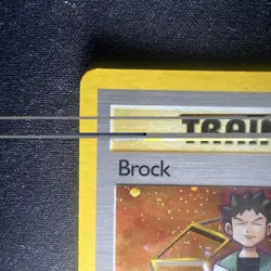 Pokemon TCG Brock Gym Heroes Holo Card 15/132 Unlimited Rare VLP - SEE PHOTOS - Image 3
