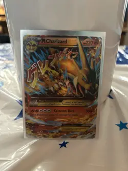 Pokemon M Charizard EX Flashfire Secret Rare Mega Holo 107/106 220 HP - Image 1