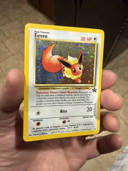 Eevee #11 Black Star Promo (LP) Pokemon Card WOTC 2000 - Image 1
