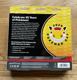 Pokemon TCG Pokemon Day 2026 Collection 30th Anniversary New Sealed Free Postage - Image 2