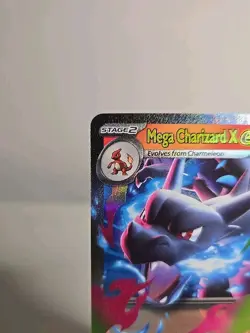 Mega Charizard X ex 13/094 Phantasmal Flames Double Rare English Pokemon Card NM - Image 2