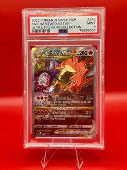 2022 Pokemon BSP FA Charizard VStar Ultra-Premium Collection SWSH262 PSA MINT 9 - Image 1