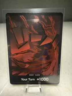 One Piece Don!! Card Black and Red Royal Blood Your Turn +1000 - Image 1