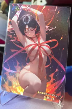 Sailor Moon Transformation (Sailor Mars) Full Art ACG Waifu Anime Card - Image 1