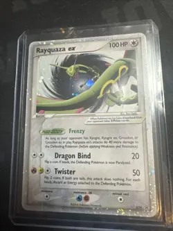 2006 POKEMON RAYQUAZA EX BLACK STAR PROMO CARD 039. Nice! - Image 1