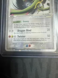 2006 POKEMON RAYQUAZA EX BLACK STAR PROMO CARD 039. Nice! - Image 3