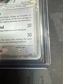 2006 POKEMON RAYQUAZA EX BLACK STAR PROMO CARD 039. Nice! - Image 4