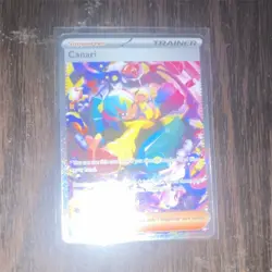 Pokemon TCG Trainer Canari Full Art Holo Card 291/217 English Standard Size - Image 1