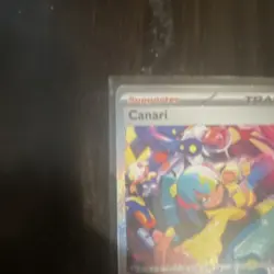 Pokemon TCG Trainer Canari Full Art Holo Card 291/217 English Standard Size - Image 4