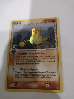 Elekid 48/101 EX Dragon Frontiers Holo Rare Stamped Pokemon Card MP - Image 1