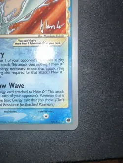 Pokemon TCG Mew Delta Species Gold Star Card 2008 World Championships - Image 3