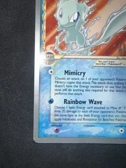 Pokemon TCG Mew Delta Species Gold Star Card 2008 World Championships - Image 4