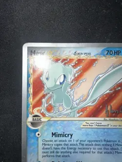 Pokemon TCG Mew Delta Species Gold Star Card 2008 World Championships - Image 5