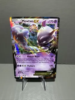 Pokemon Card - Mewtwo EX 61/162 Breakthrough Holo NM - Image 1