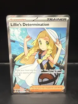 Pokemon TCG Mega Evolution Lillie’s Determination Full Art Trainer Card 169/132 - Image 2