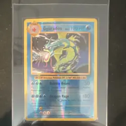Pokemon TCG Gyarados Holo Base Set 6/102 Standard Card Stock Nintendo - Image 1