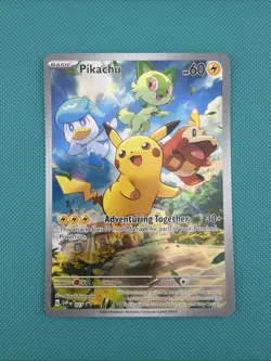 Pikachu 027 Sv: Scarlet & Violet Promo Cards Holo - NM/MINT - Image 1
