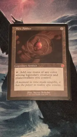 Mox Amber the Brothers' War Retro Frame Mythic Rare Legendary MTG Card - Image 1