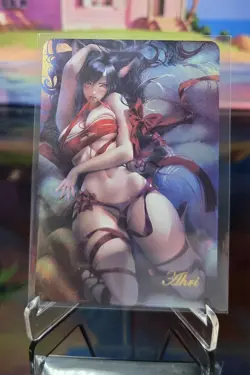 ACG Waifu Cards (Ahri) - Double Sided - Goddess Story Sexy Hobby Anime Card - Image 1