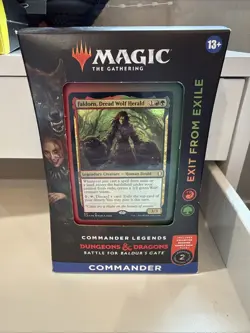 Magic Commander Legends Battle for Baldur's Gate Deck - Exit from Exile MTG NEW - Image 1