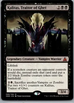 MTG Kalitas, Traitor of Ghet x1 - Oath of the Gatewatch LP - Image 1
