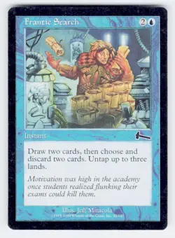 Urza's Legacy #32 Frantic Search - Image 1