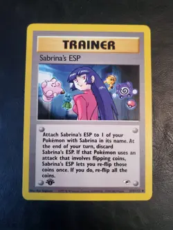 Sabrina's ESP Gym Heroes Uncommon NM Pokemon 117/132 1st Edition - Image 1