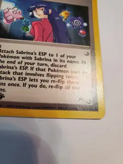 Sabrina's ESP Gym Heroes Uncommon NM Pokemon 117/132 1st Edition - Image 5