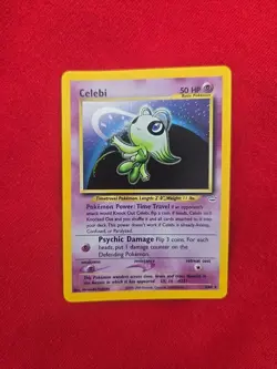 POKEMON TCG WOTC NEO REVELATION CELEBI #03/64 HOLO RARE 2000 50HP BASIC - Image 1