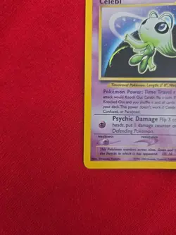 POKEMON TCG WOTC NEO REVELATION CELEBI #03/64 HOLO RARE 2000 50HP BASIC - Image 3