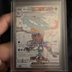 2024 Pokemon Twilight Masqurade GRENINJA EX ULTRA RARE FULL ART HOLO 198/167! NM - Image 1