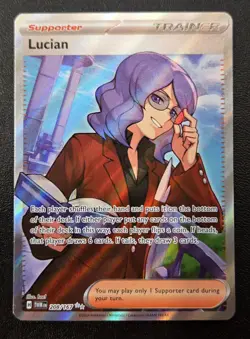 Pokemon TCG - Lucian - Ultra Rare SV06: Twilight Masquerade 208/167 NM - Image 1